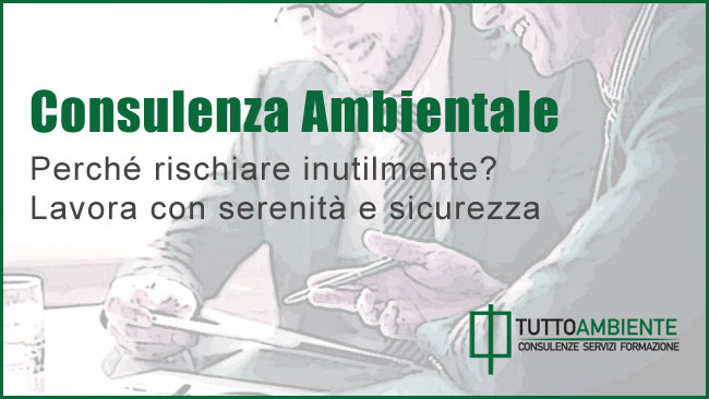 Consulenze ambientali per aziende enti e professionisti