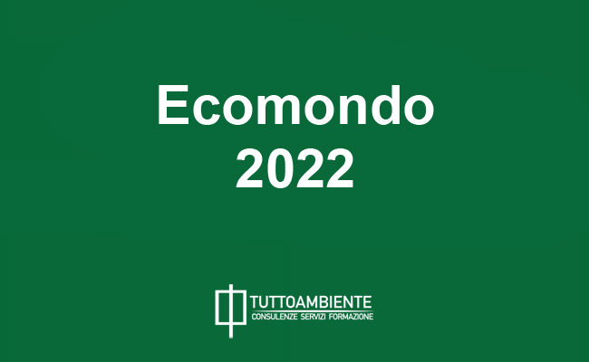 Ecomondo 2022 la fiera della transizione ecologica ed economia circolare