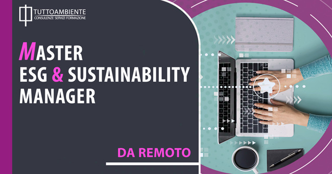 Master ESG & Sustainability Manager da remoto in streaming