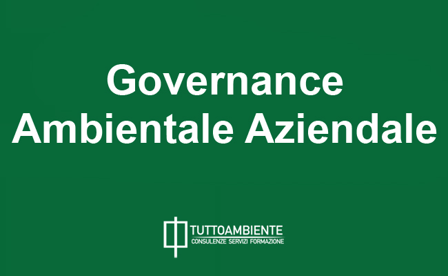Governance Ambientale Aziendale