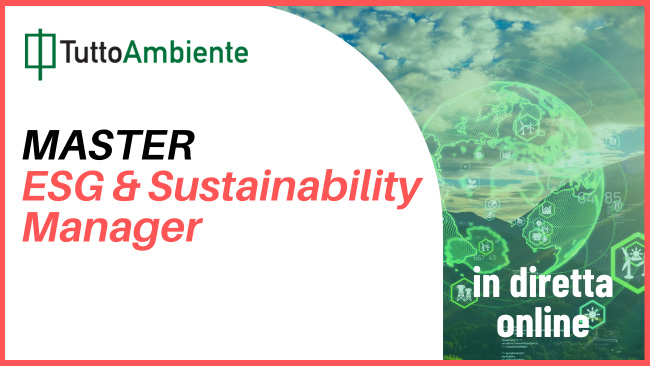 Master ESG & Sustainability Manager da remoto in streaming